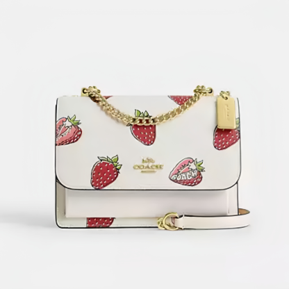 Klare Crossbody Bag With Wild Strawberry Print