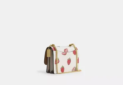 Klare Crossbody Bag With Wild Strawberry Print