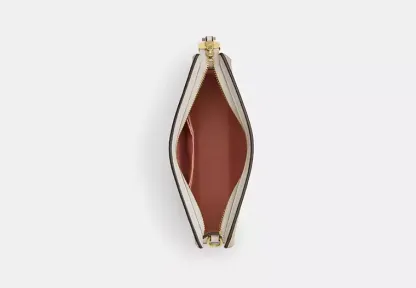 Slim Crossbody Bag In Signature Canvas With Floral Print