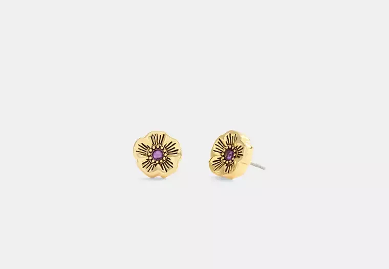 Tea Rose Pendant Necklace And Earrings Gift Set