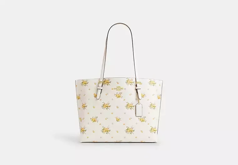 Mollie Tote Bag With Floral Print
