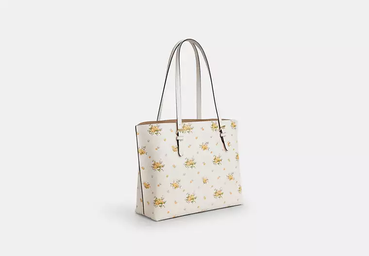 Mollie Tote Bag With Floral Print