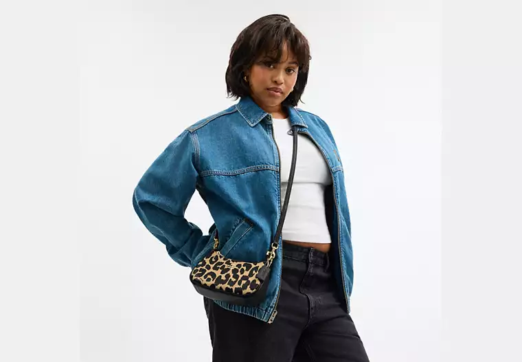 Teri Mini Crossbody Bag With Leopard Print