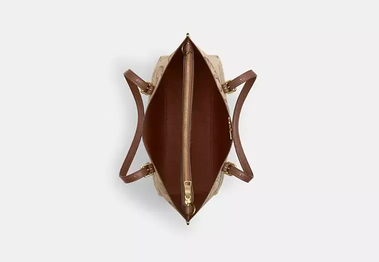 Mollie Tote Bag 25 In Signature Canvas With Shell Print