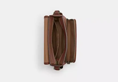 Coach X Peanuts Sullivan Flap Crossbody Bag In Signature Canvas With Patches