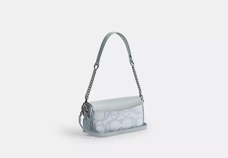 Hailey Flap Bag In Sketch Signature Canvas