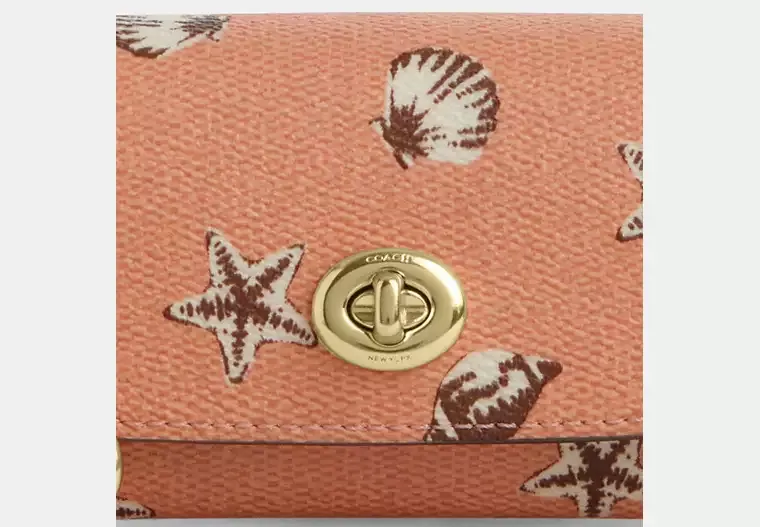 Sunglass Case With Shell Print