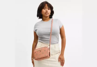 Jamie Camera Bag With Shell Print