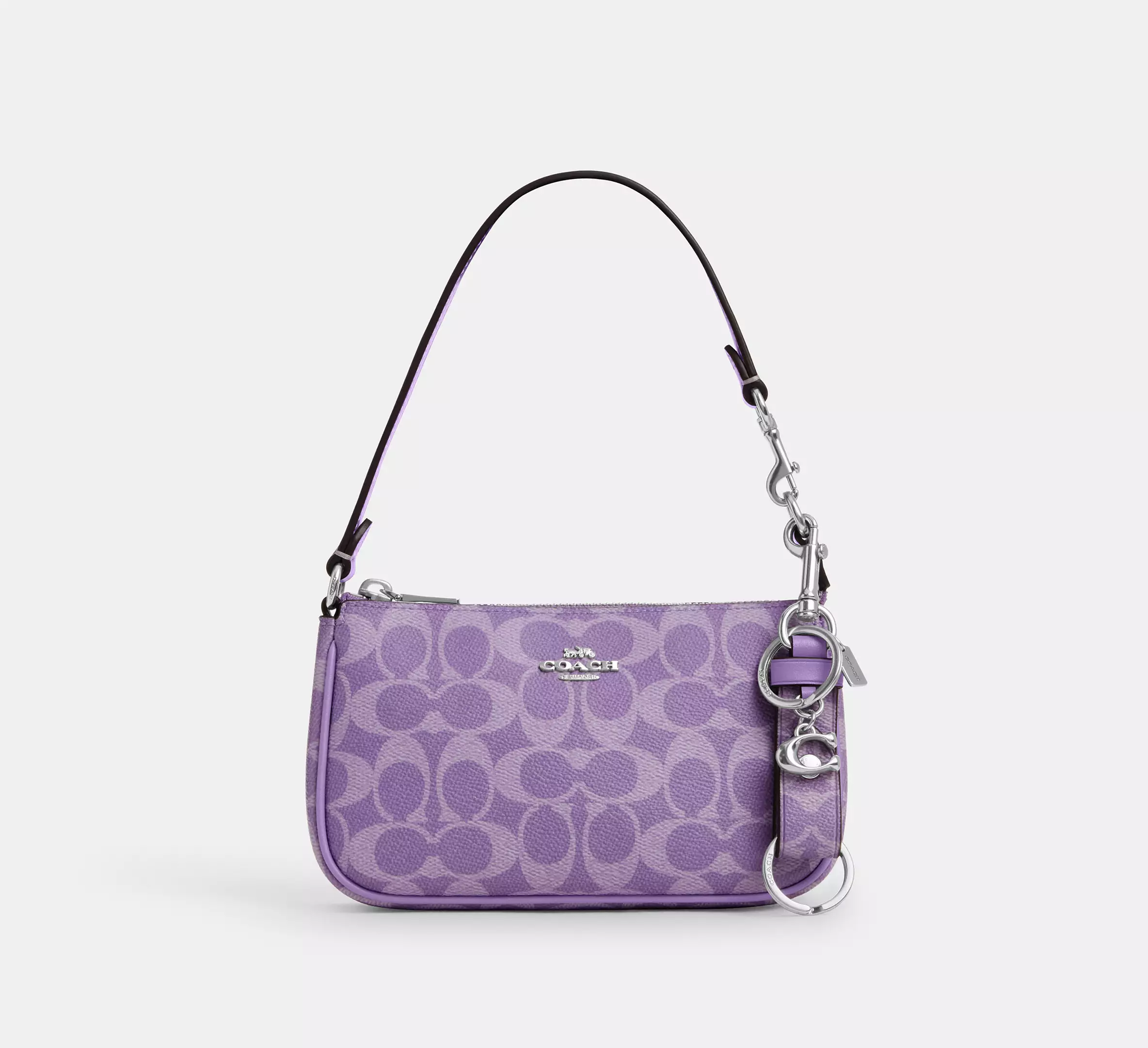 Trigger Snap Bag Charm In Signature Canvas With Charm