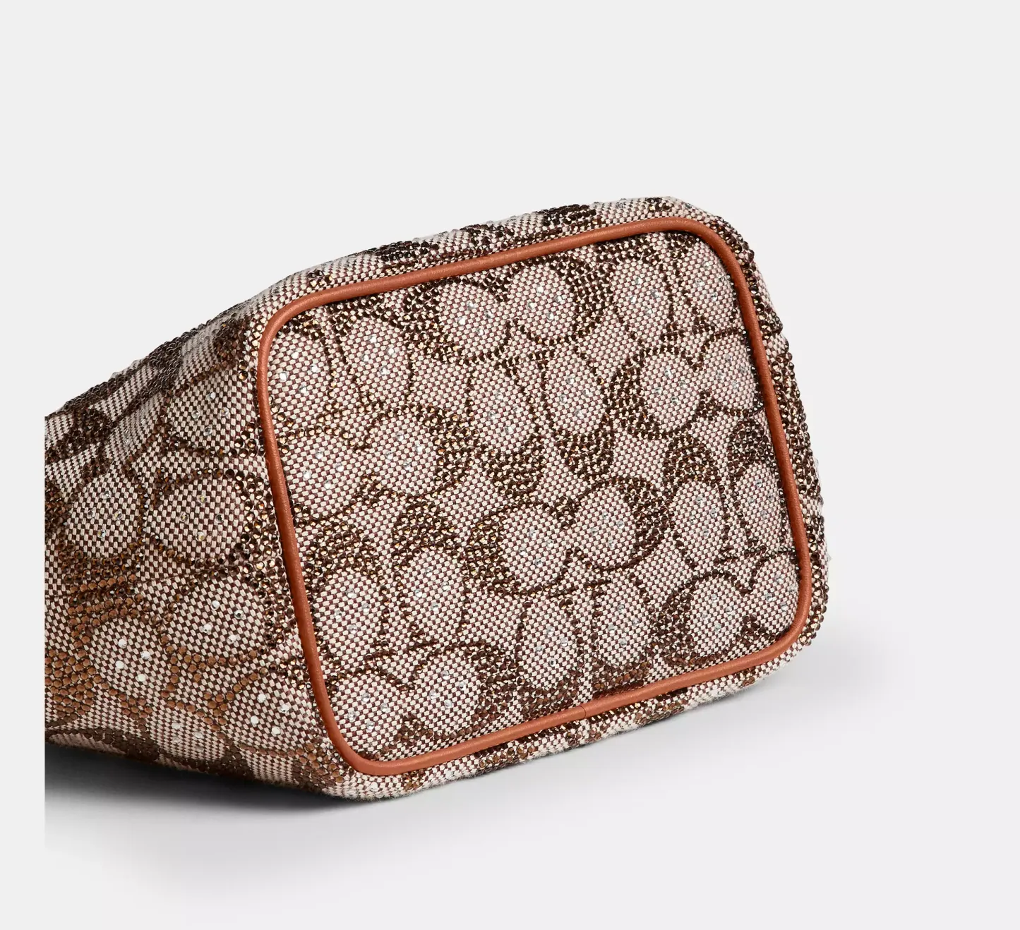 Kisslock Frame Bag 16 In Crystal Signature Jacquard