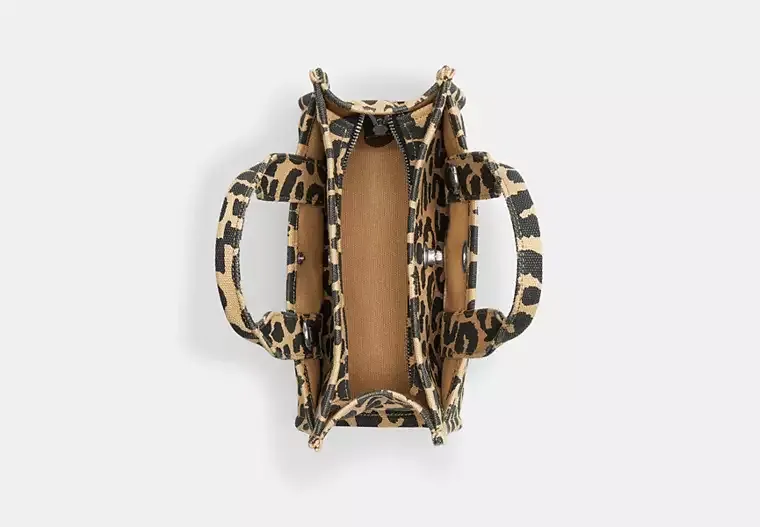 Cargo Tote Bag 26 With Leopard Print