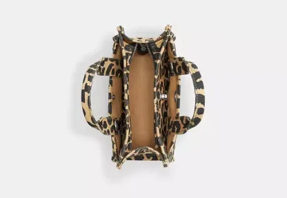 Cargo Tote Bag 26 With Leopard Print