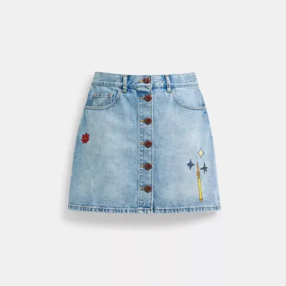Cothtach X Observed By Us Denim Skirt