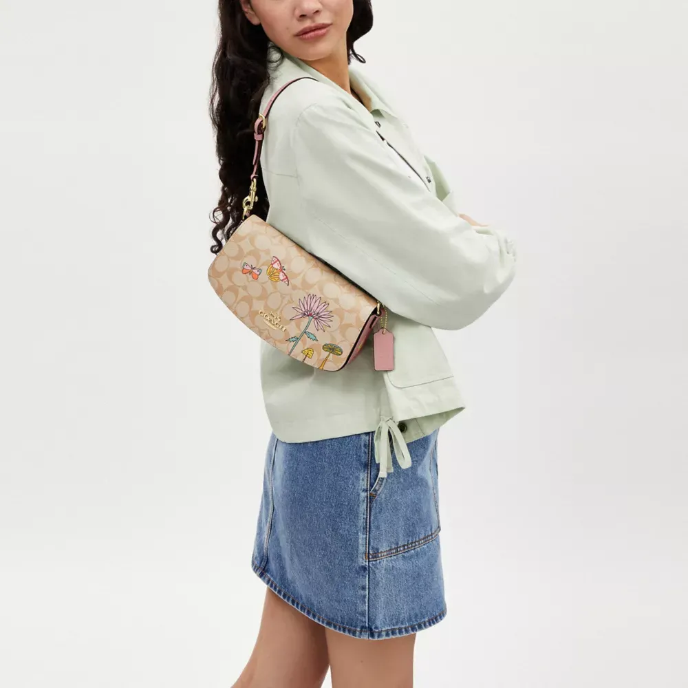 Cothtach X Observed By Us Andrea Shoulder Bag In Signature Canvas With Print