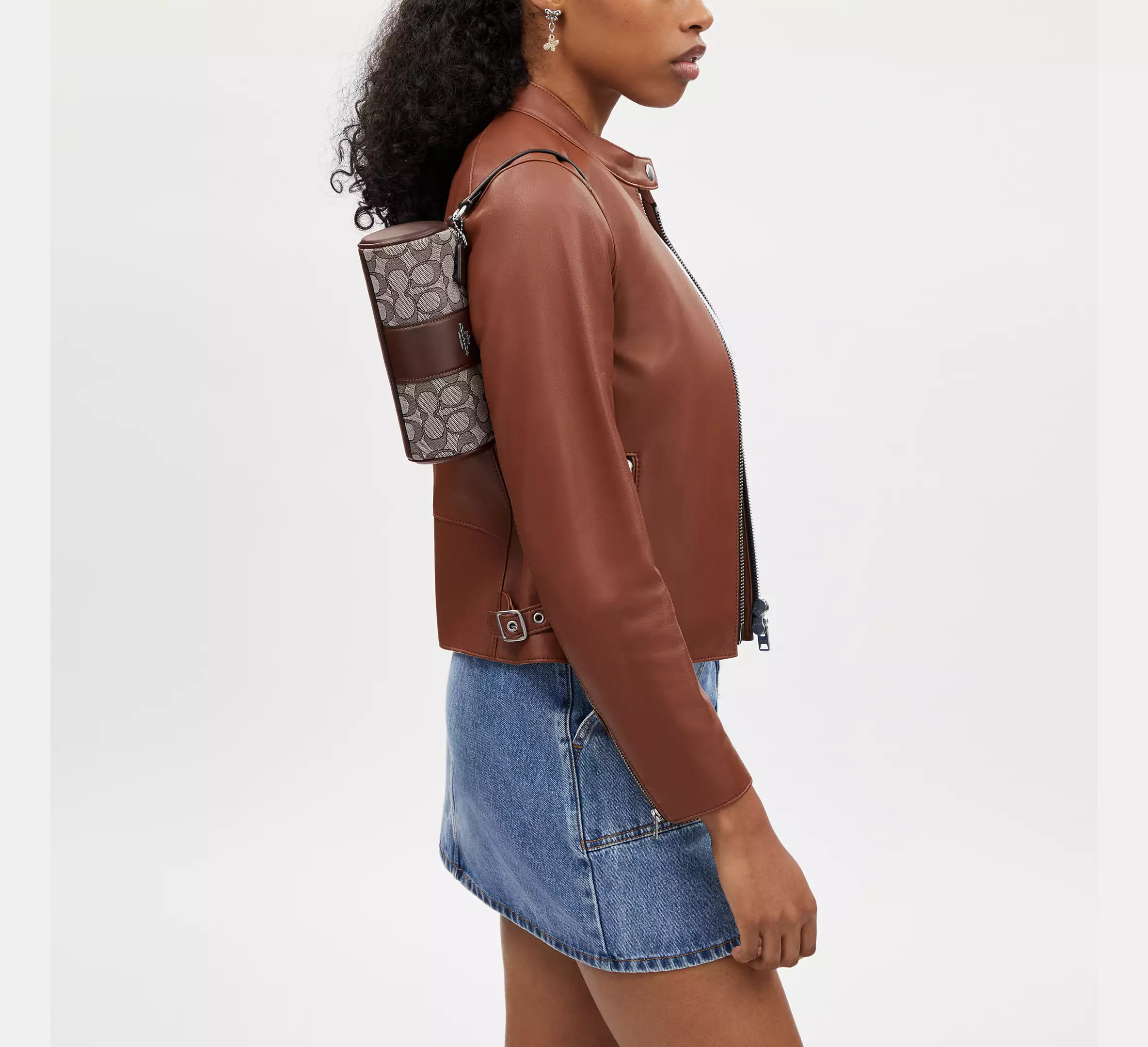 Nolita Barrel Bag In Signature Canvas