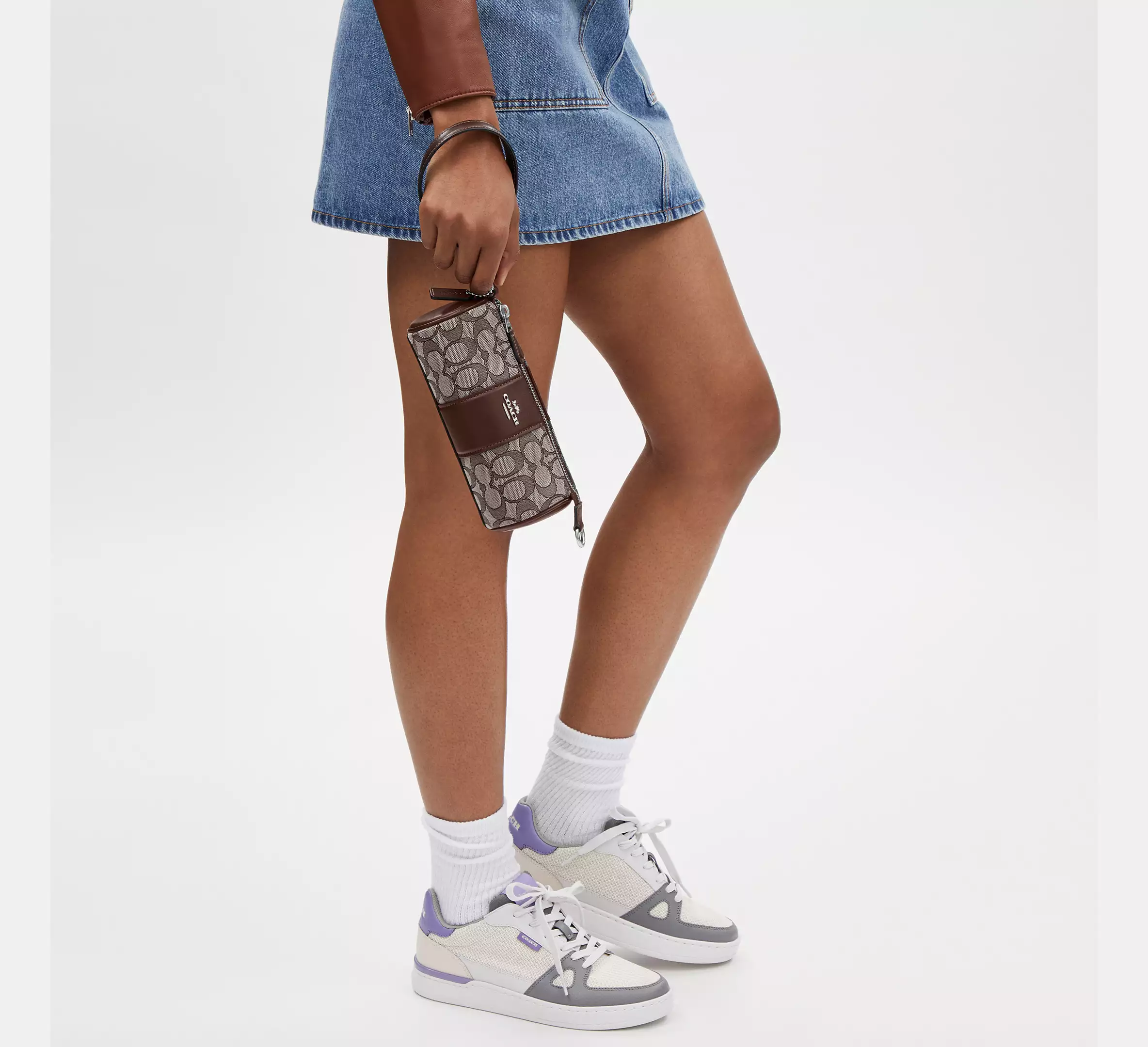 Nolita Barrel Bag In Signature Canvas