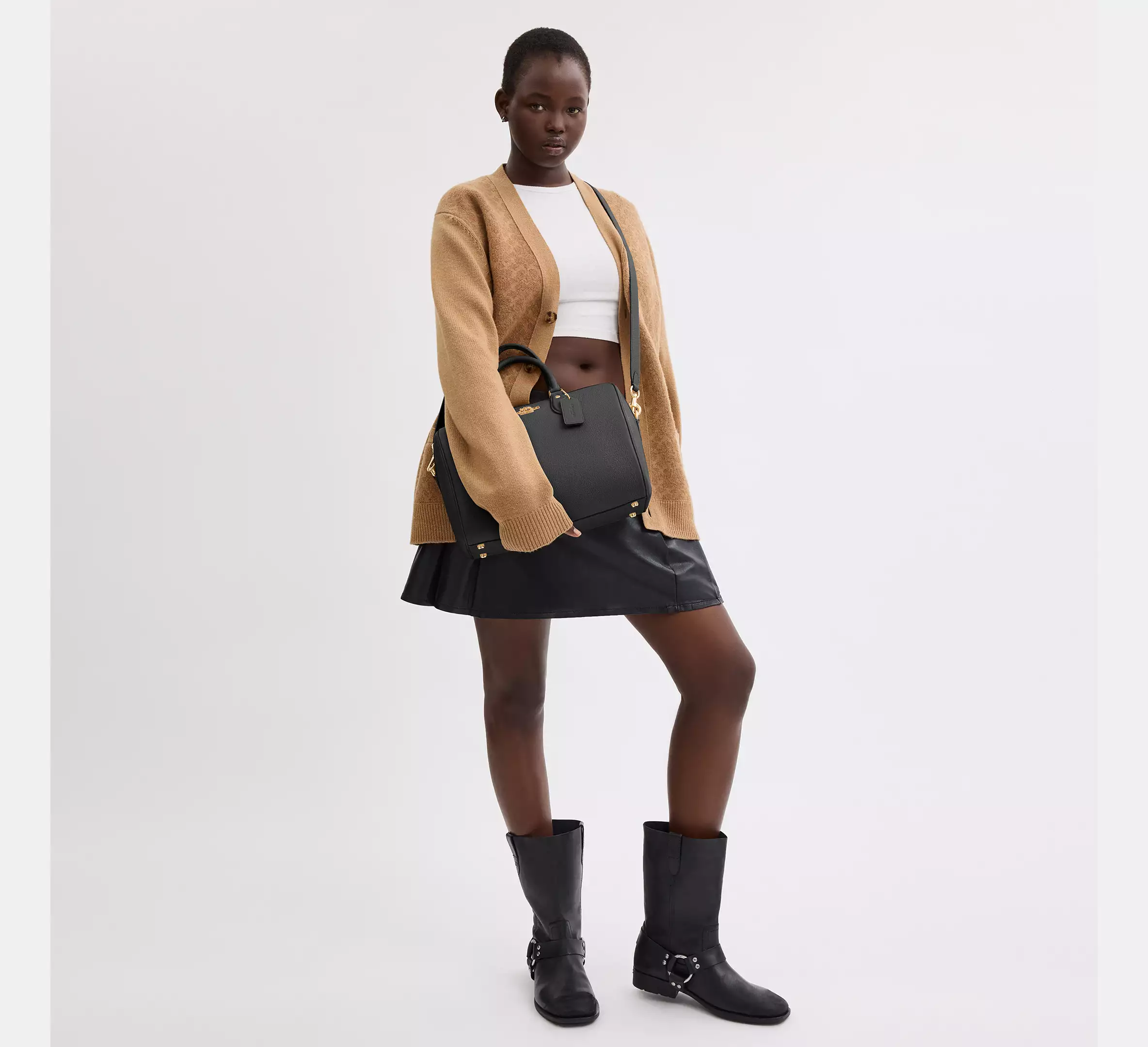 Rowan Large Satchel Bag In Signature Canvas