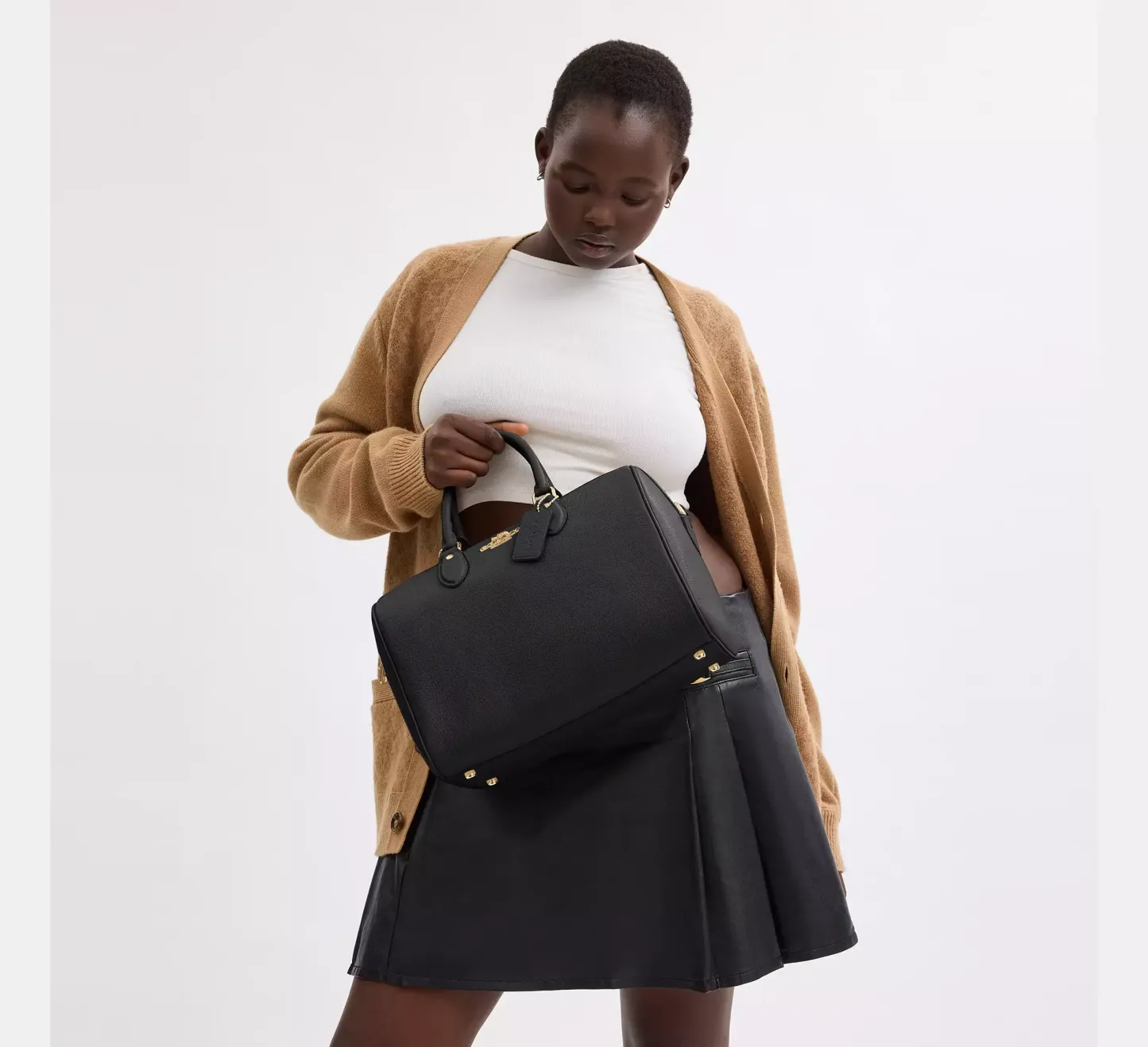 Rowan Large Satchel Bag In Signature Canvas