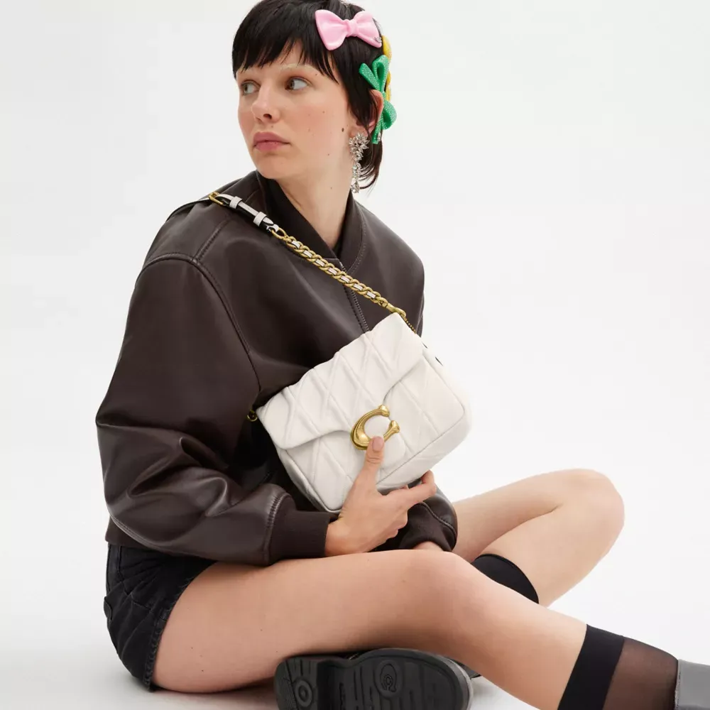 Times Square Tabby Shoulder Bag With Quilting