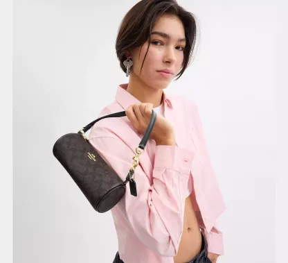 Nolita Barrel Bag In Signature Canvas