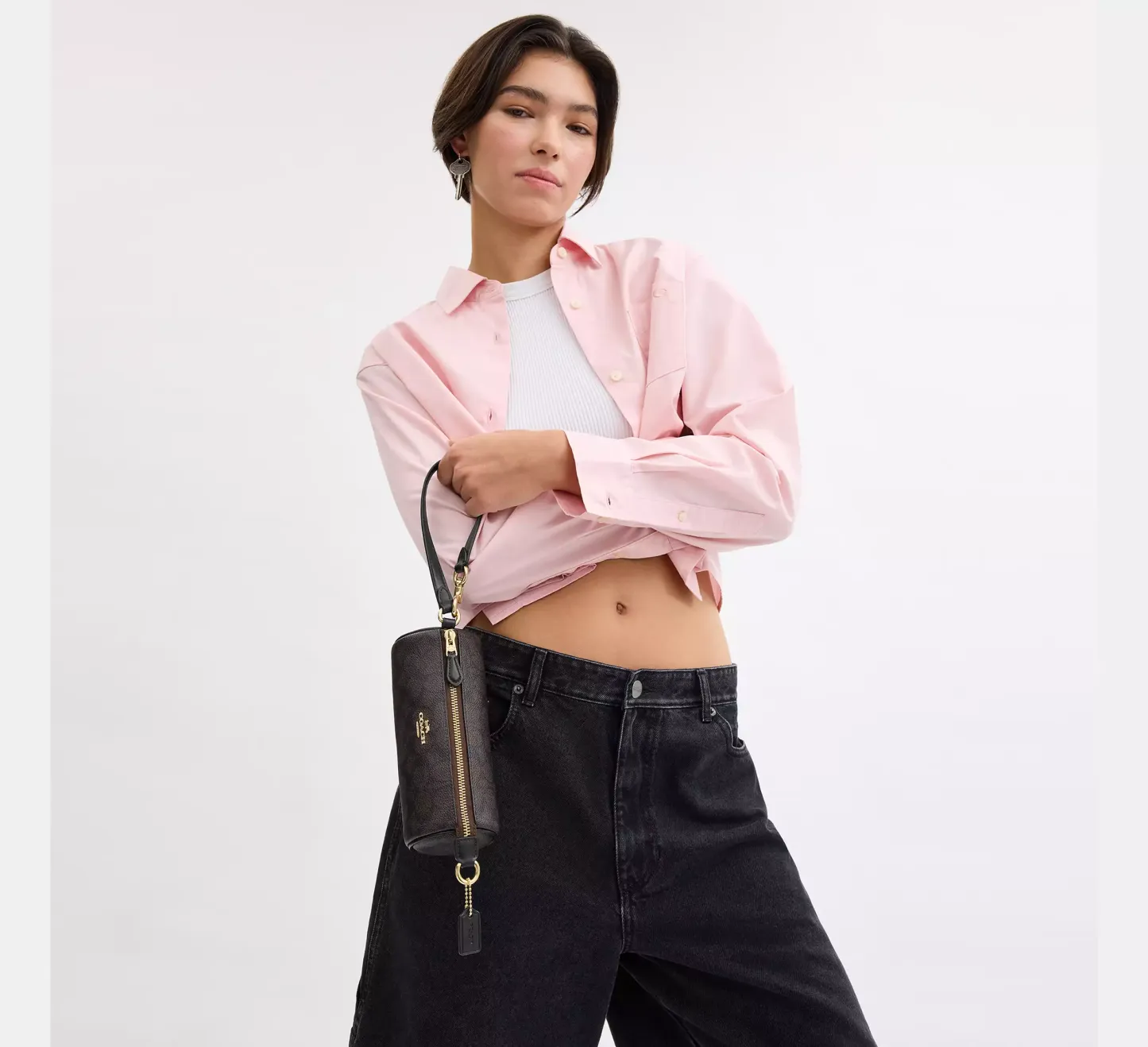 Nolita Barrel Bag In Signature Canvas