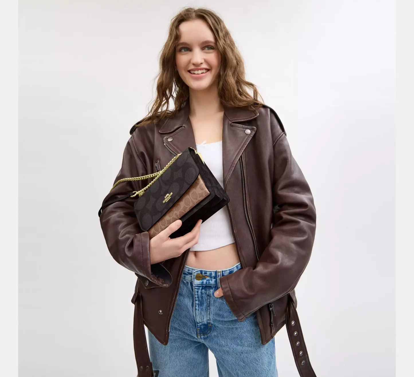 Klare Crossbody Bag In Signature Canvas