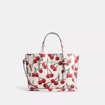 Mollie Tote Bag 25 With Cherry Print