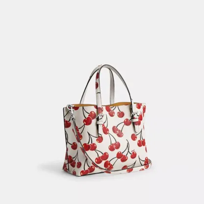 Mollie Tote Bag 25 With Cherry Print