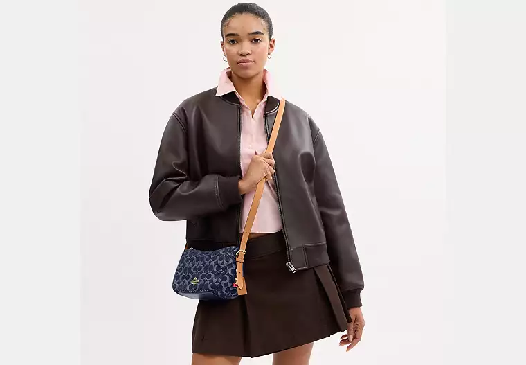 Kailey Shoulder Bag In Signature Denim