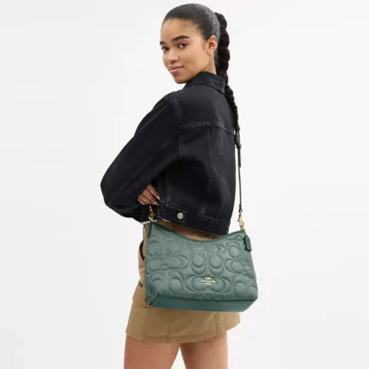 Laurel Shoulder Bag In Signature Leather