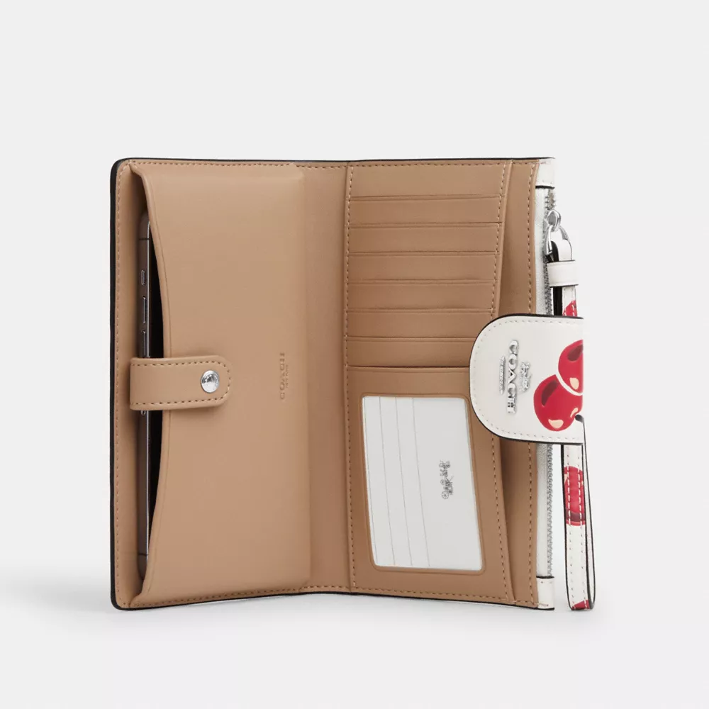 Phone Wallet With Cherry Print