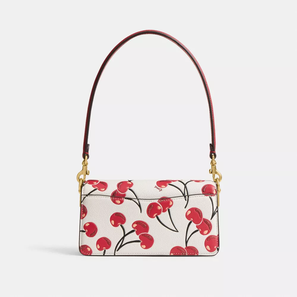 Tabby Shoulder Bag 20 With Cherry Print