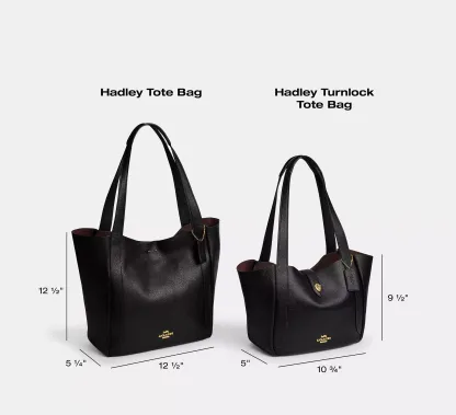 Hadley Turnlock Tote Bag