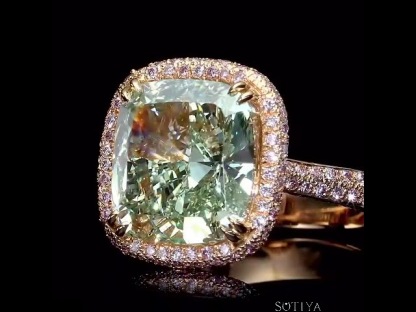 Sotiya Halo Cushion Cut Engagement Ring Sterling Silver