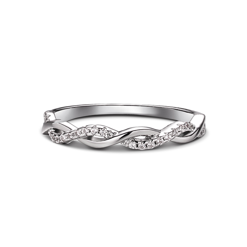 Sotiya Twist Women's Wedding Ring Sterling Silver-Sotiya