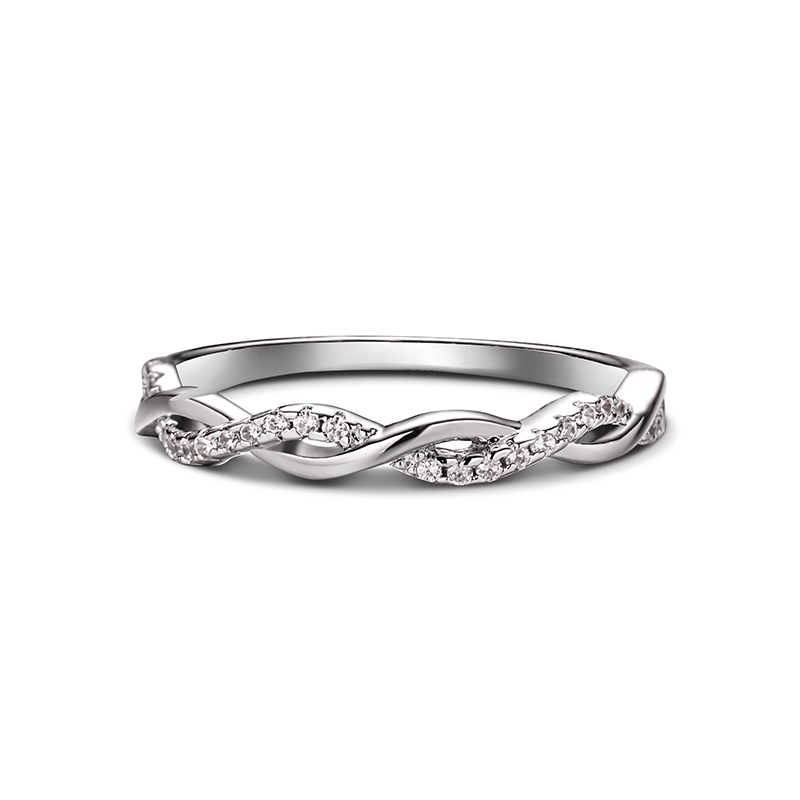 Sotiya Twist Women's Wedding Ring Sterling Silver-Sotiya