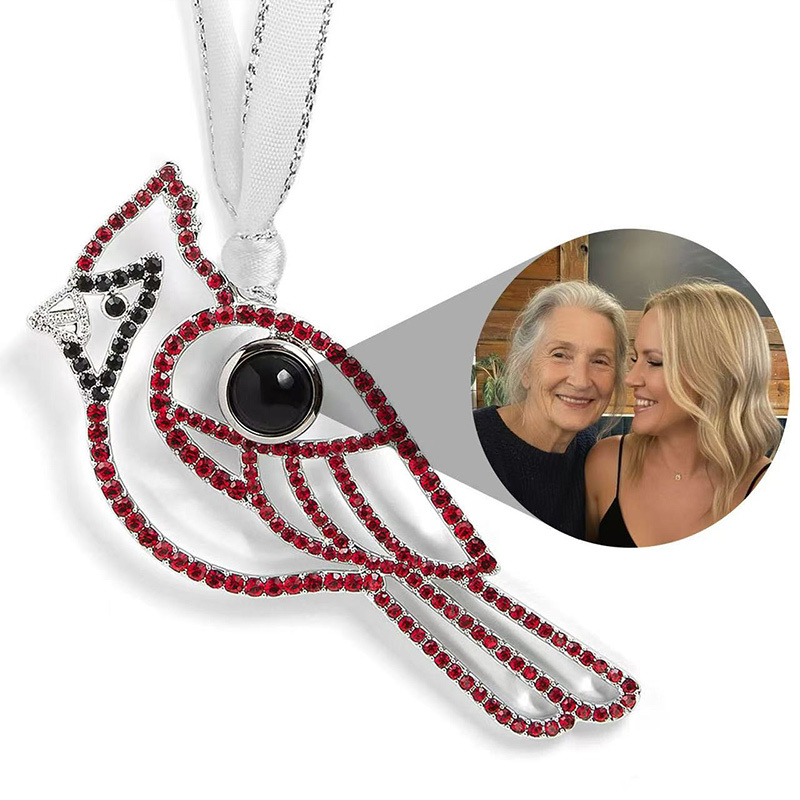 Sotiya Cardinal Personalized Photo Ornament-Sotiya