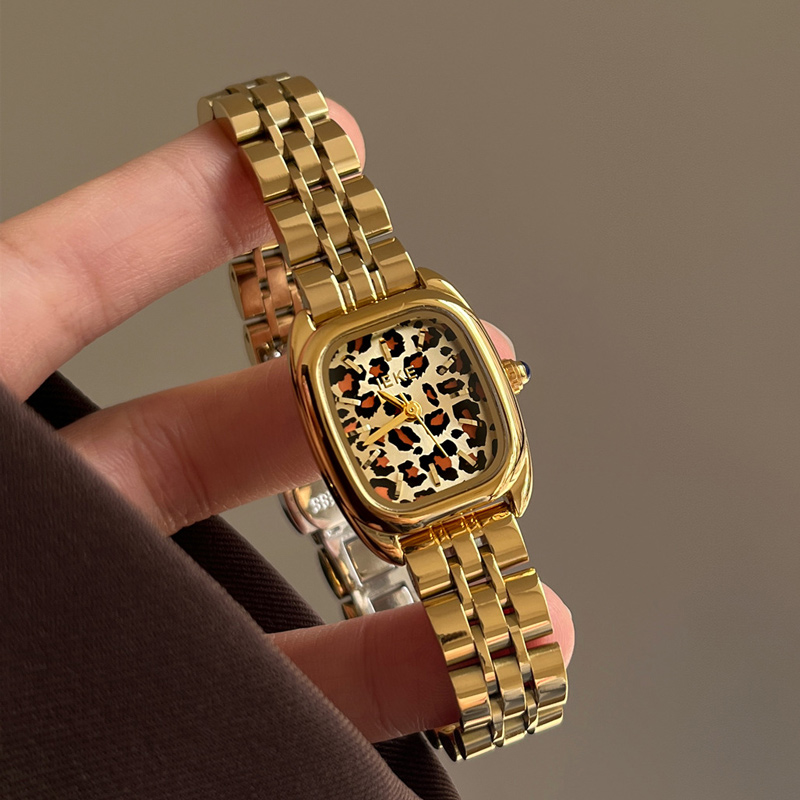 Sotiya Leopard Print Tortoiseshell Pattern Dial Luxury Quartz Women's Watch-Sotiya