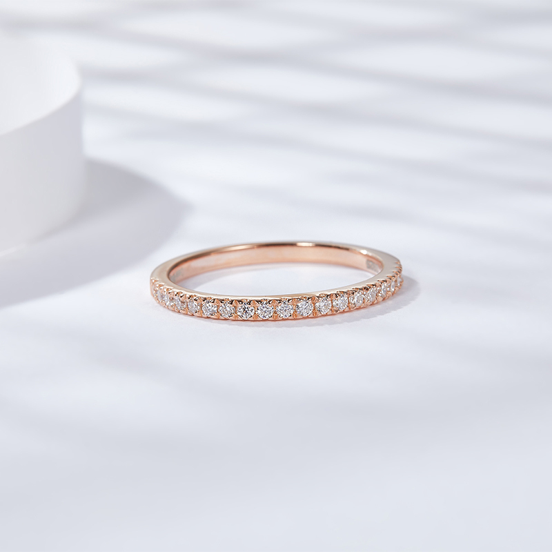 Sotiya Tri-tone Round Cut Moissanite Women's Wedding Ring Set Sterling Silver-Sotiya