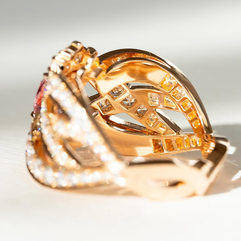 Sotiya Oval Cut Interwoven Engagement Ring Sterling Silver-Sotiya