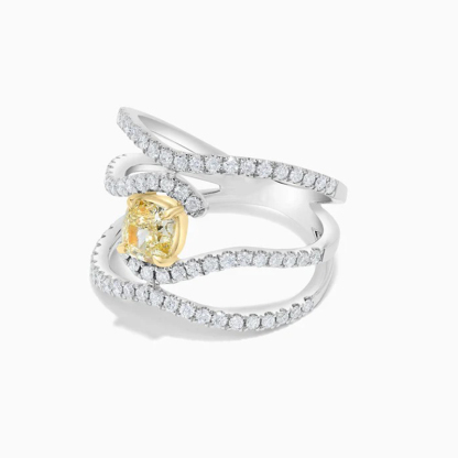 Sotiya Cushion Cut Cocktail Ring Sterling Silver-Sotiya