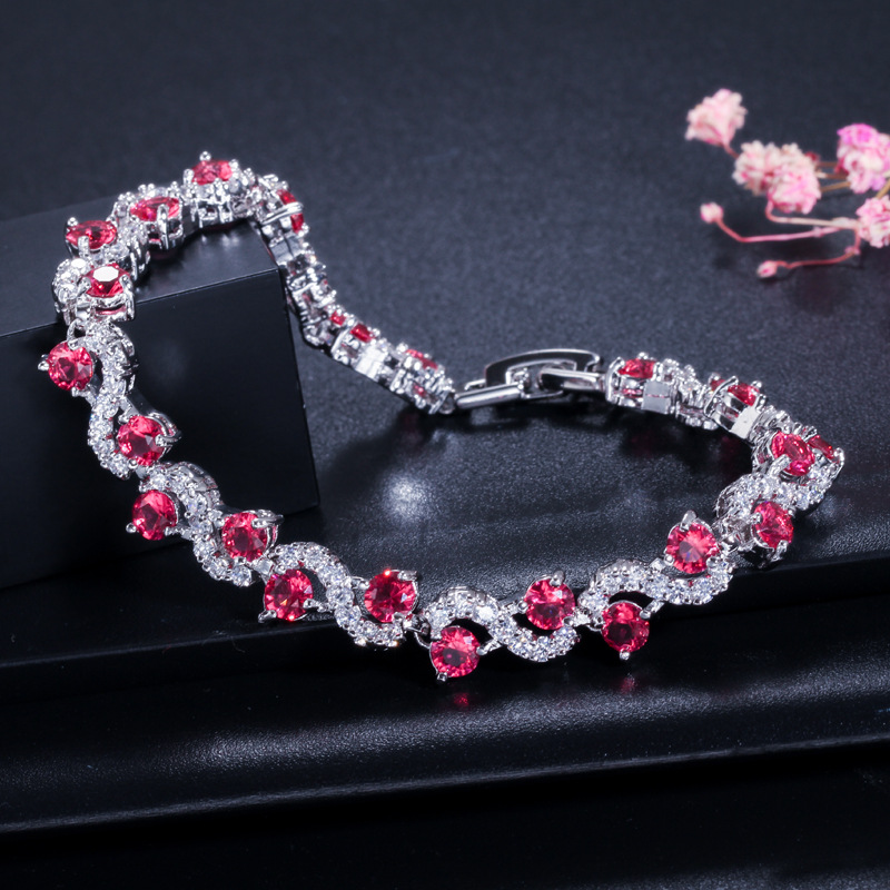 Sotiya Fashion Sparkling Tennis Bracelet-Sotiya