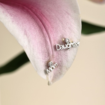 Sotiya Mom&Daughter Mother's Day Gift Stud Earrings Sterling Silver-Sotiya
