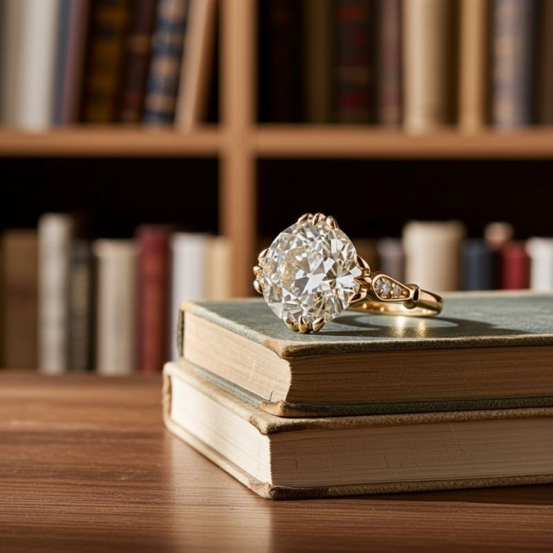 Sotiya Cathedral Cushion Cut Tapered Shank Engagement Ring Sterling Silver-Sotiya