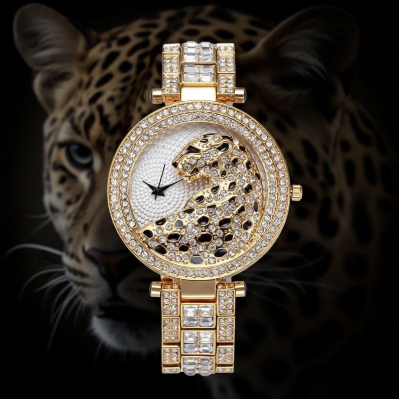 Sotiya Leopard Inspired Luxury Waterproof Quartz Women's Watch-Sotiya