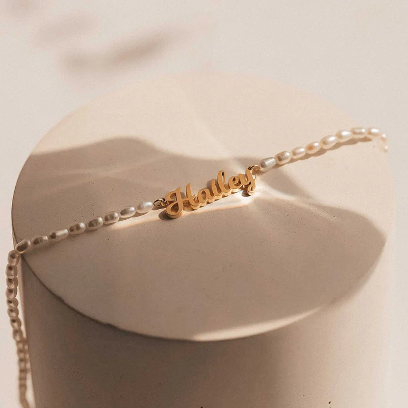 Sotiya Personalized Name Pearl Necklace Sterling Silver-Sotiya