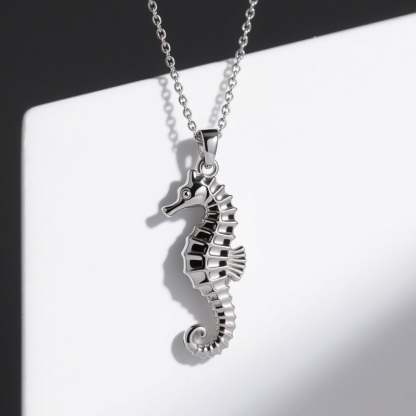 Sotiya Seahorse Necklace Sterling Silver-Sotiya