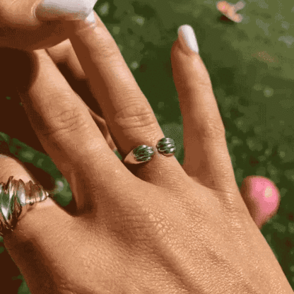 Sotiya Pet Dog Cat Paw Print Hug Open Ring Sterling Silver-Sotiya