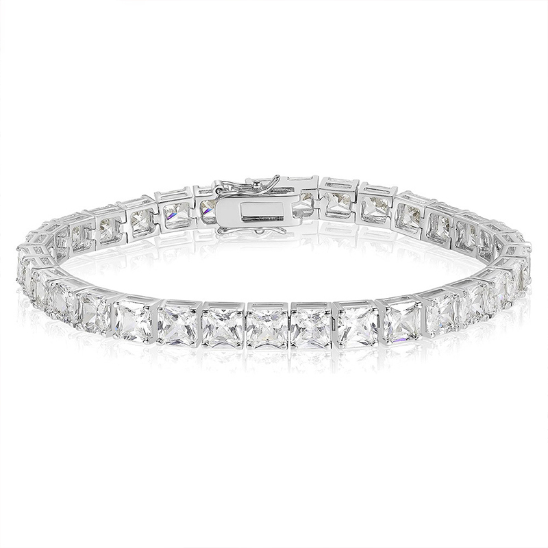 Sotiya Princess Cut Tennis Bracelet-Sotiya