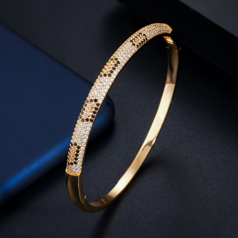 Sotiya Leopard Print Design Bangle Bracelet-Sotiya